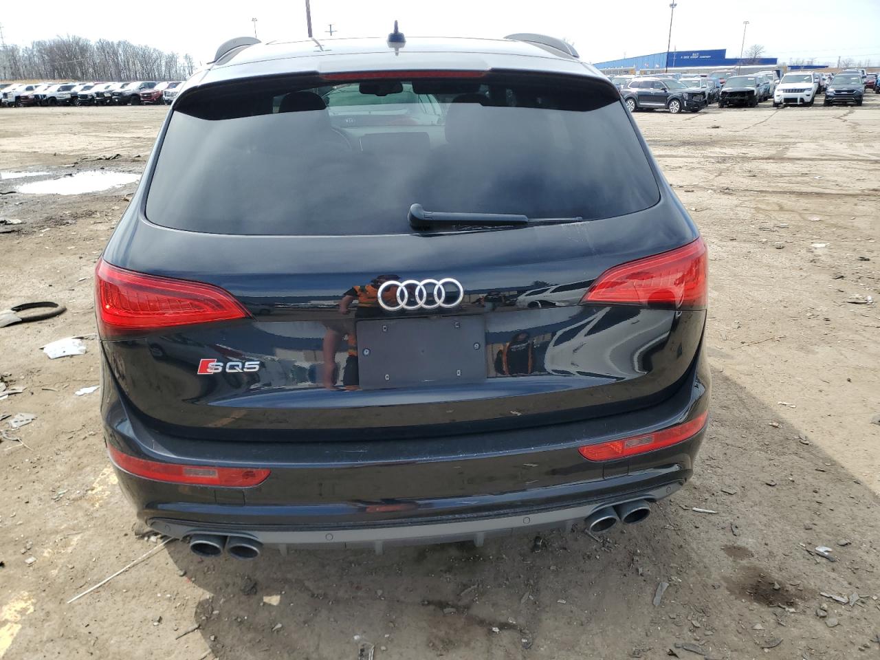 2015 Audi SQ5 VIN WA1VGAFP8FA119617 Copart auction photo, front end damage thumbnail 6