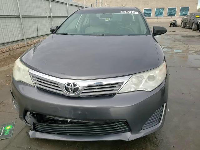 2012 Toyota Camry VIN 4T4BF1FK1CR196311 Copart auction photo, front end / hail damage thumbnail 13