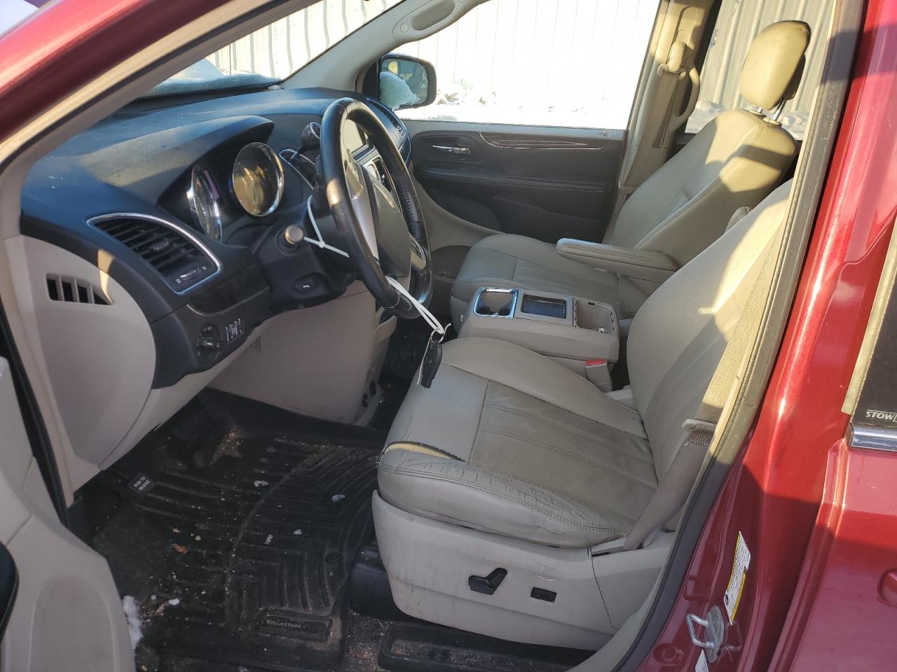 2012 Chrysler Town & Country VIN 2C4RC1BGXCR187949 Copart auction photo, front end damage thumbnail 7