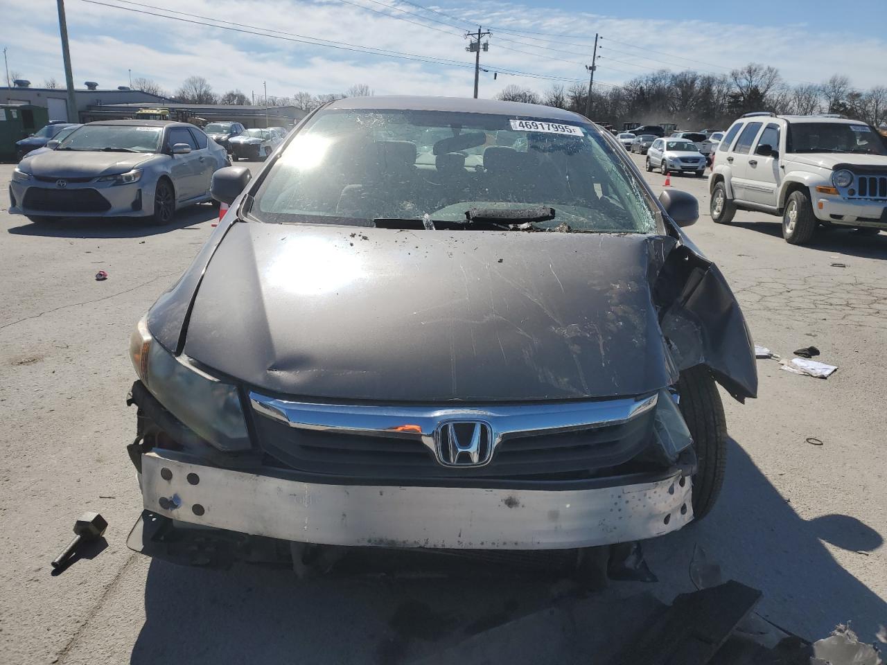 2012 Honda Civic VIN 19XFB2F51CE068984 Copart auction photo, front end damage thumbnail 5
