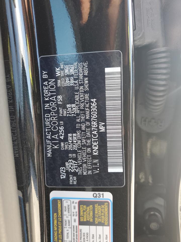 2024 KIA Seltos VIN KNDETCA76R7603064 Copart auction photo, rear end damage thumbnail 14