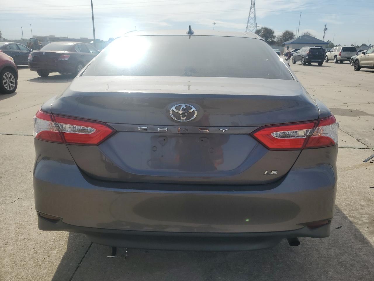 2020 Toyota Camry VIN 4T1C11AK6LU349723 Copart auction photo, hail / minor dent/scratches damage thumbnail 6
