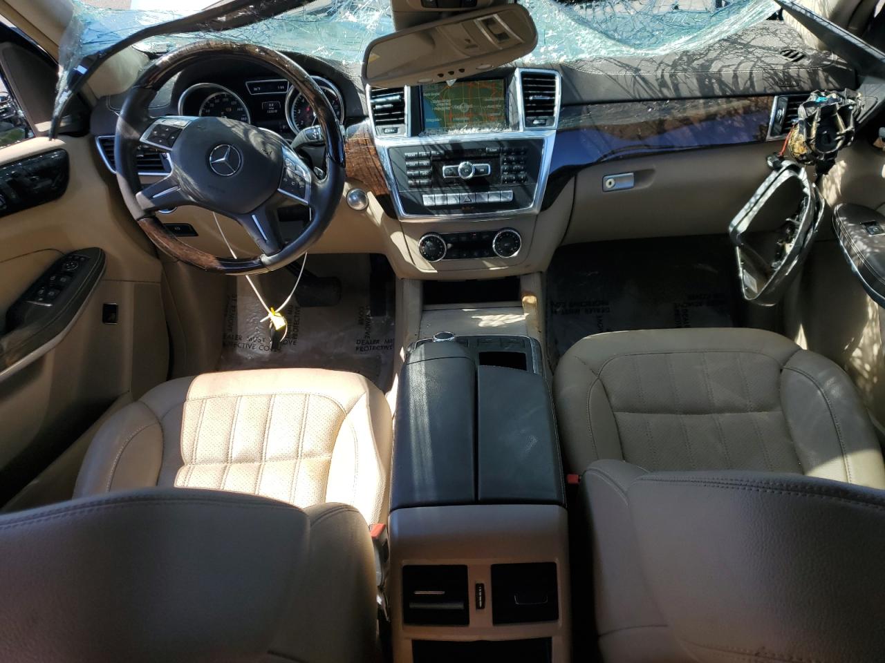2014 Mercedes-Benz GL-klasse VIN 4JGDF7CE9EA326876 Copart auction photo, rollover damage thumbnail 8
