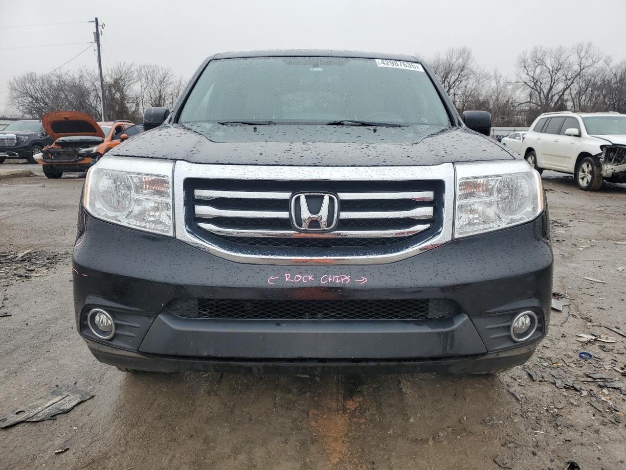 2015 Honda Pilot VIN 5FNYF4H78FB069443 Copart auction photo, hail / minor dent/scratches damage thumbnail 5