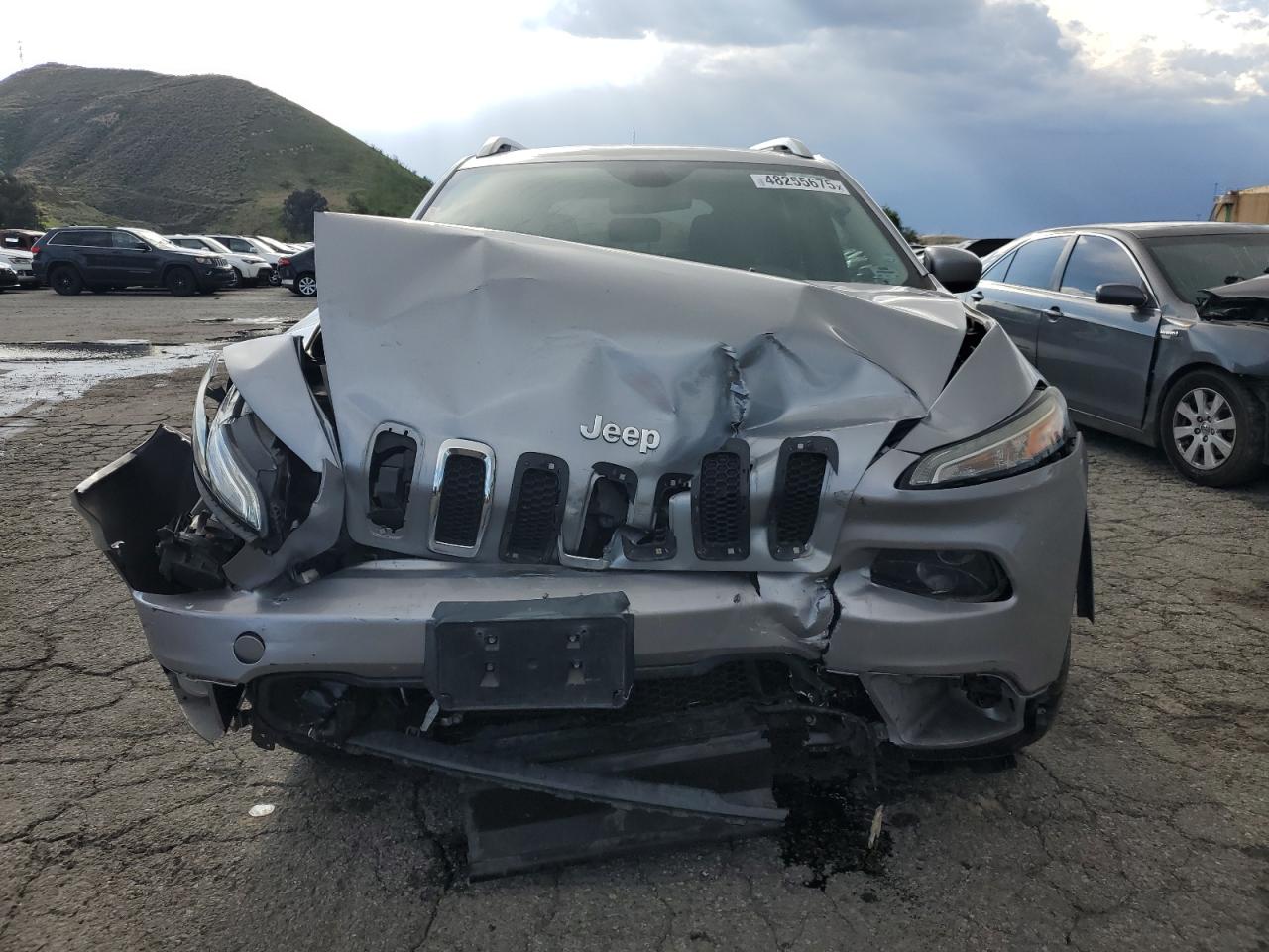 2014 Jeep Grand Cherokee VIN 1C4PJLCB7EW168605 Copart auction photo, front end damage thumbnail 5