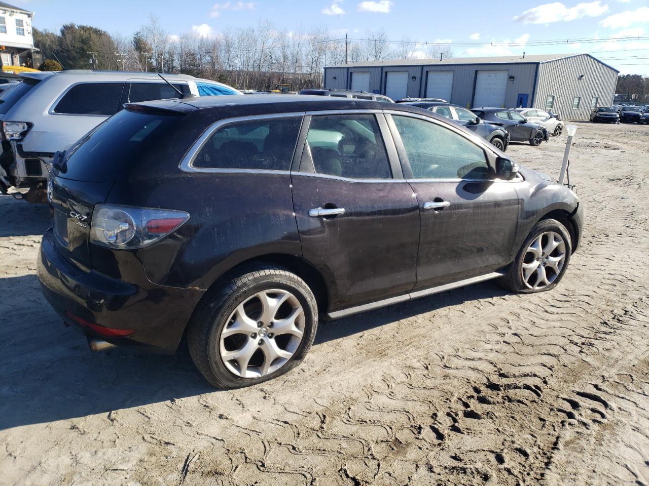 2010 Mazda CX-7 VIN JM3ER4WL5A0307841 Copart auction photo, all over damage thumbnail 3