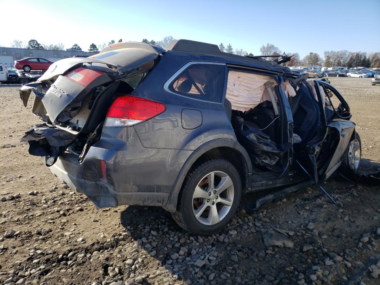 2013 Subaru Outback VIN 4S4BRBKC1D3221141 Copart auction photo, all over damage thumbnail 3