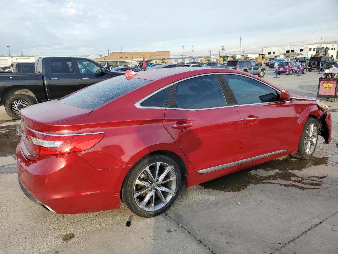 2016 Hyundai Azera VIN KMHFG4JG7GA518647 Copart auction photo, front end damage thumbnail 3