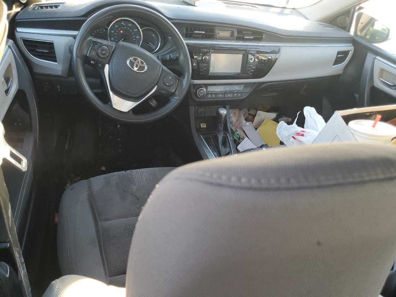 2015 Toyota Corolla VIN 5YFBURHE5FP284855 Copart auction photo, rear end / front end damage thumbnail 8
