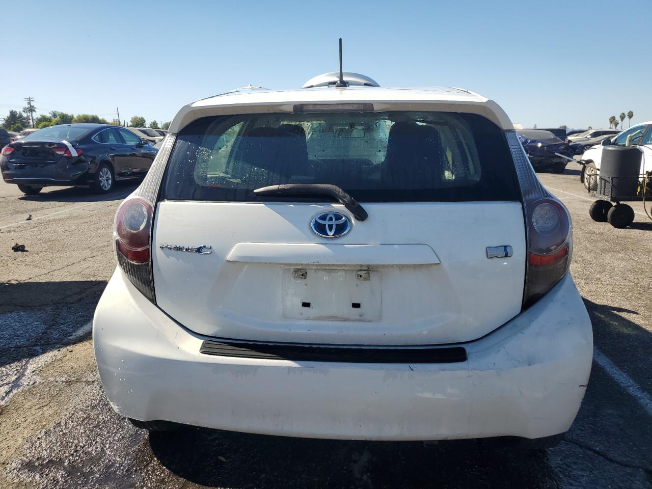 2013 Toyota Prius VIN JTDKDTB35D1043710 Copart auction photo, front end / minor dent/scratches damage thumbnail 6