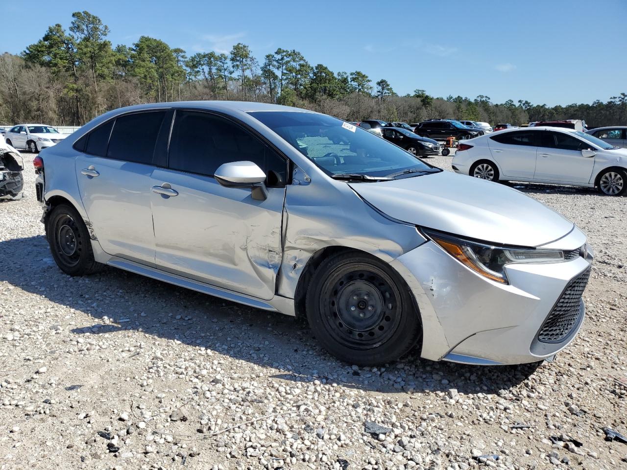 2020 Toyota Corolla VIN 5YFEPRAE8LP078472 Copart auction photo, side / rear end damage thumbnail 4