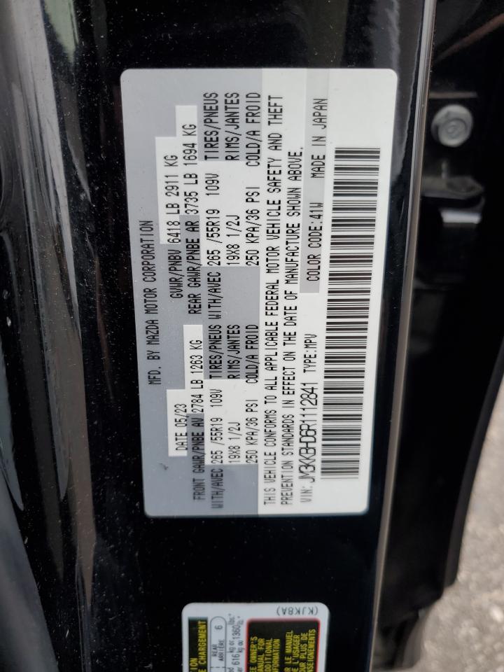 2024 Mazda CX-90 VIN JM3KKBHD6R1112841 Copart auction photo, front end damage thumbnail 15