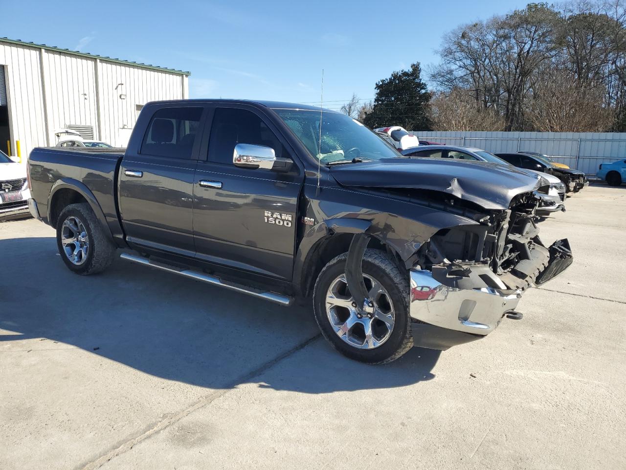 2018 RAM 1500 VIN 1C6RR6NT8JS206053 Copart auction photo, front end / side damage thumbnail 4