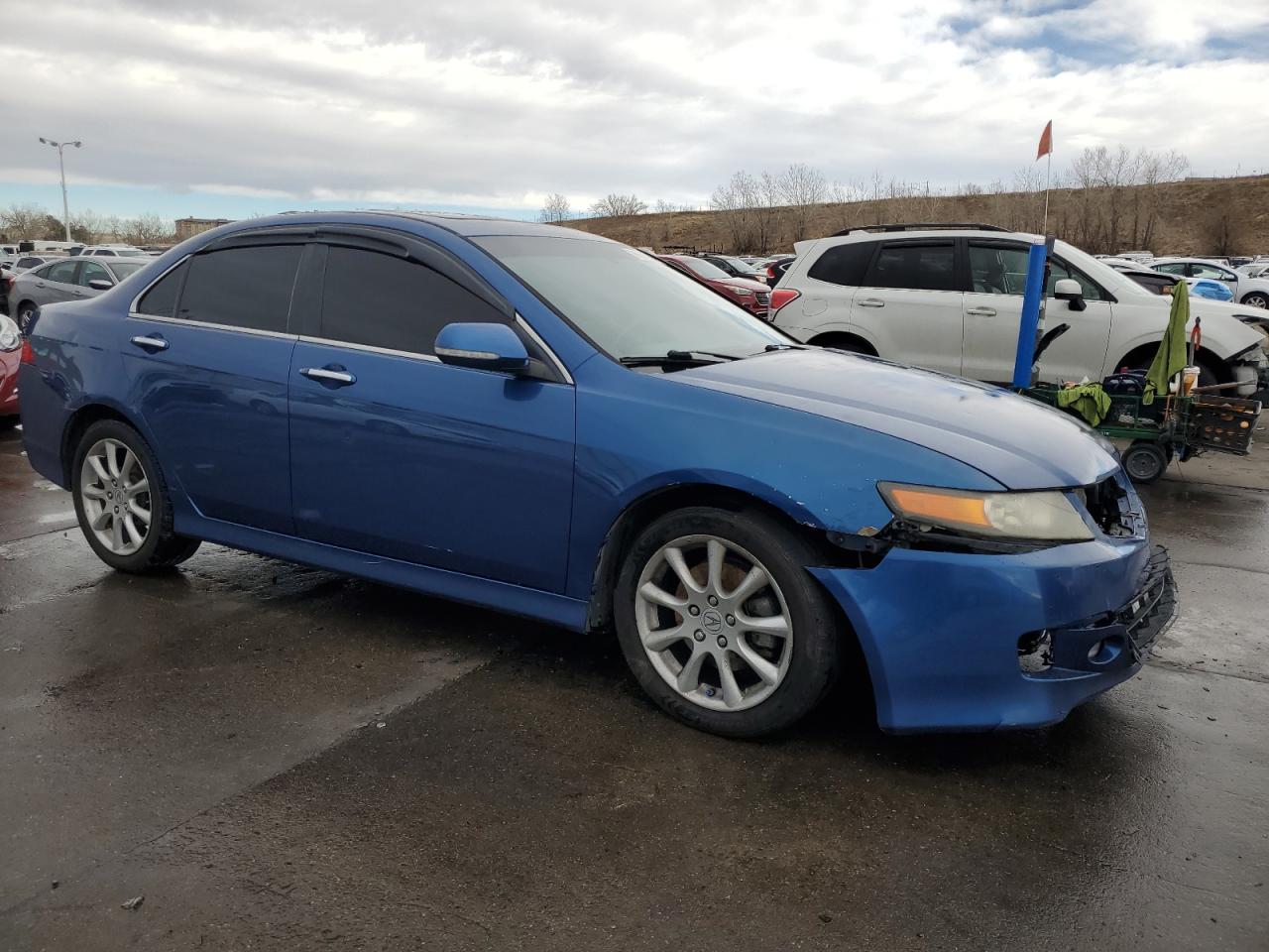2007 Acura TSX VIN JH4CL96967C014703 Copart auction photo, front end / rear end damage thumbnail 4