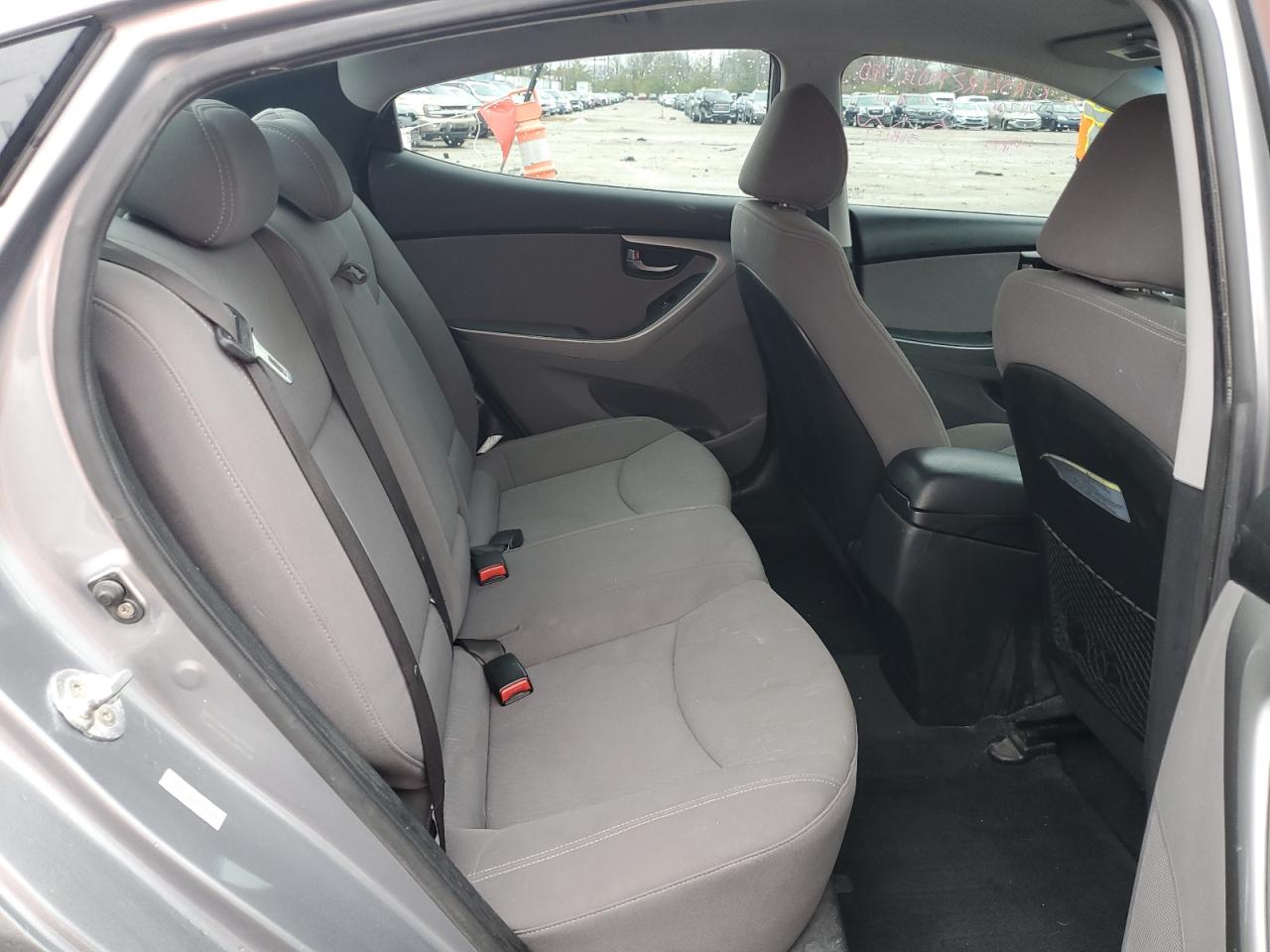 2014 Hyundai Elantra VIN KMHDH4AEXEU181843 Copart auction photo, front end damage thumbnail 10