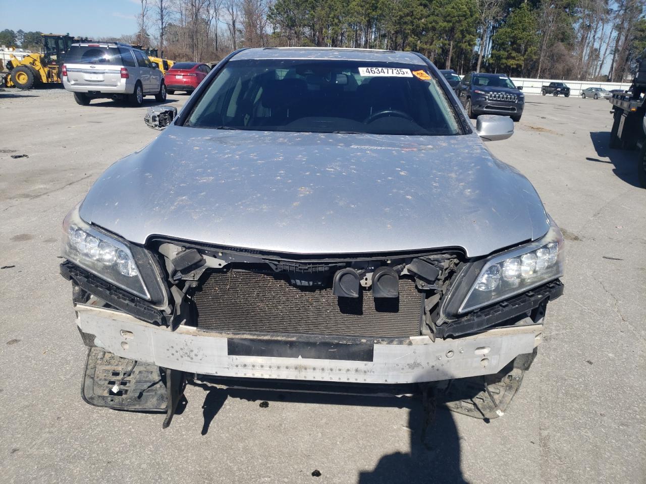 2014 Acura RLX VIN JH4KC1F35EC001107 Copart auction photo, all over damage thumbnail 5
