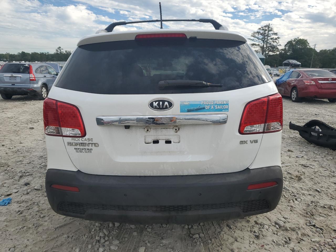 2013 KIA Sorento VIN 5XYKU4A22DG410481 Copart auction photo, all over damage thumbnail 6
