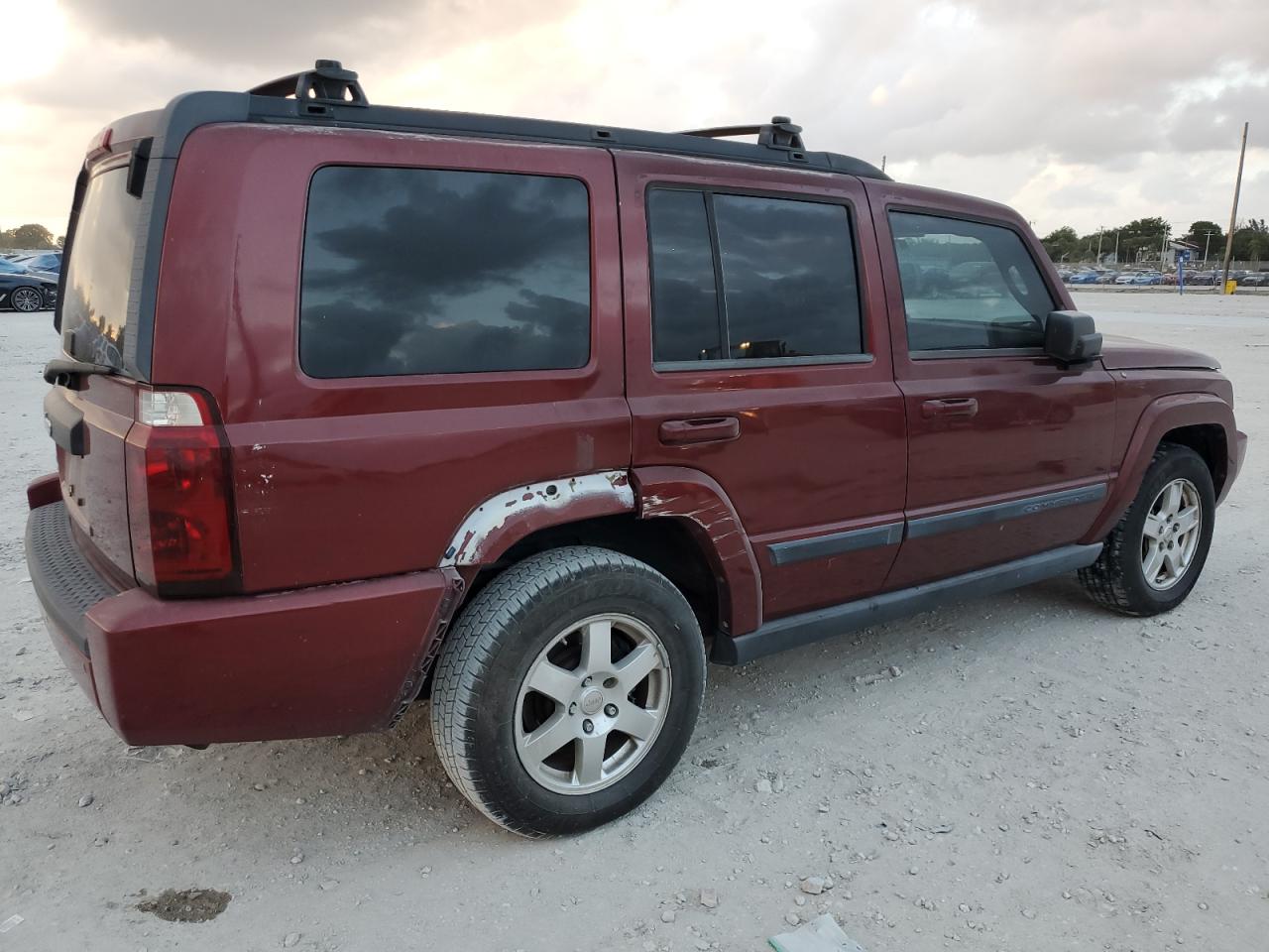 2007 Jeep Commander VIN 1J8HG48K07C546598 Copart auction photo, rear end / mechanical damage thumbnail 3