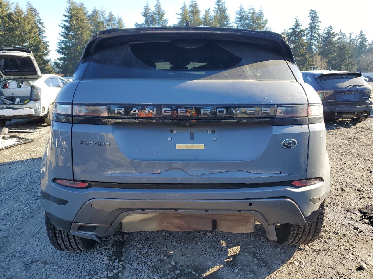 2020 Land Rover Range Rover VIN SALZL2FX8LH025158 Copart auction photo, burn / rear end damage thumbnail 6