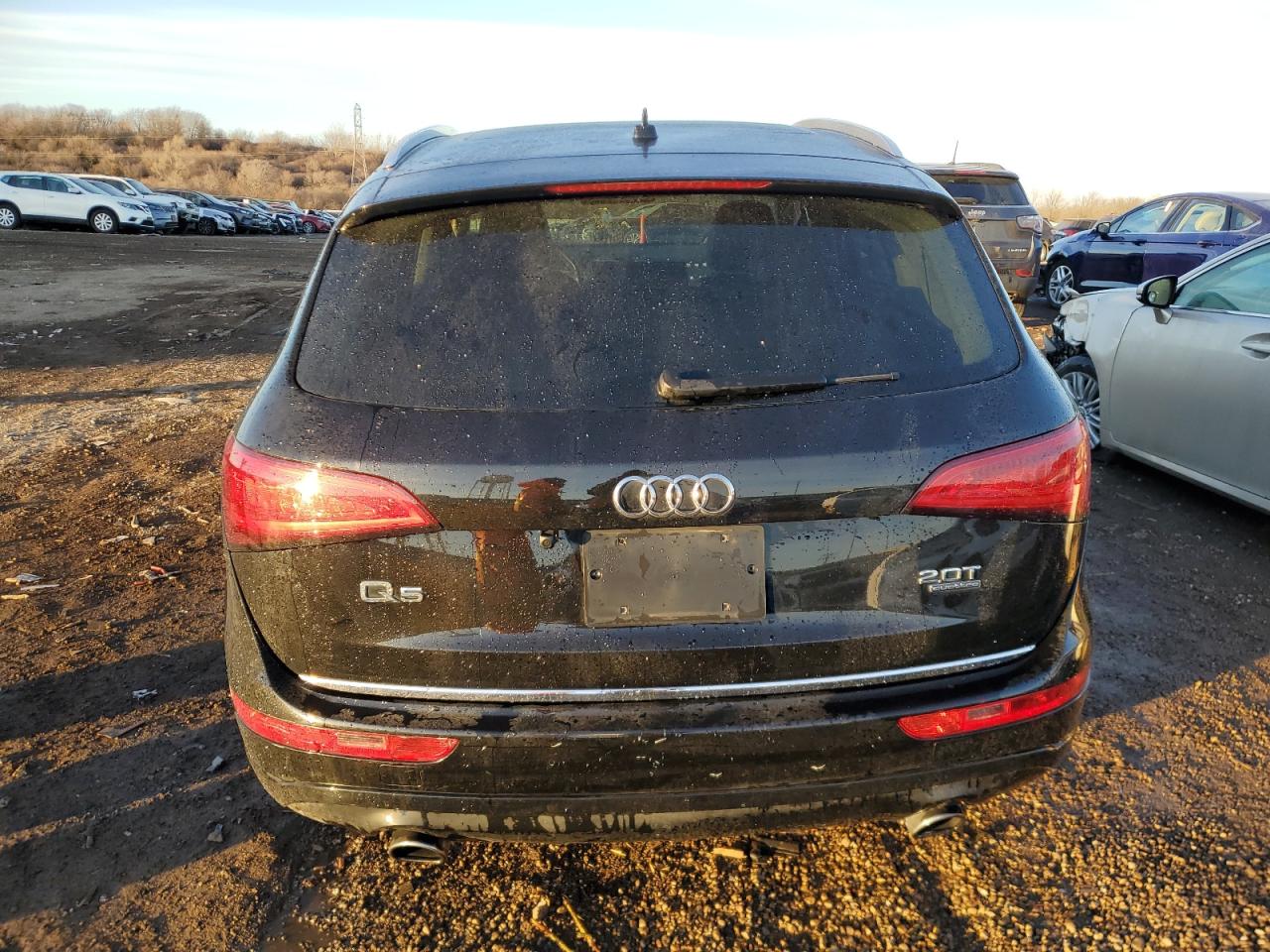 2017 Audi Q5 VIN WA1C2AFPXHA094924 Copart auction photo, side damage thumbnail 6