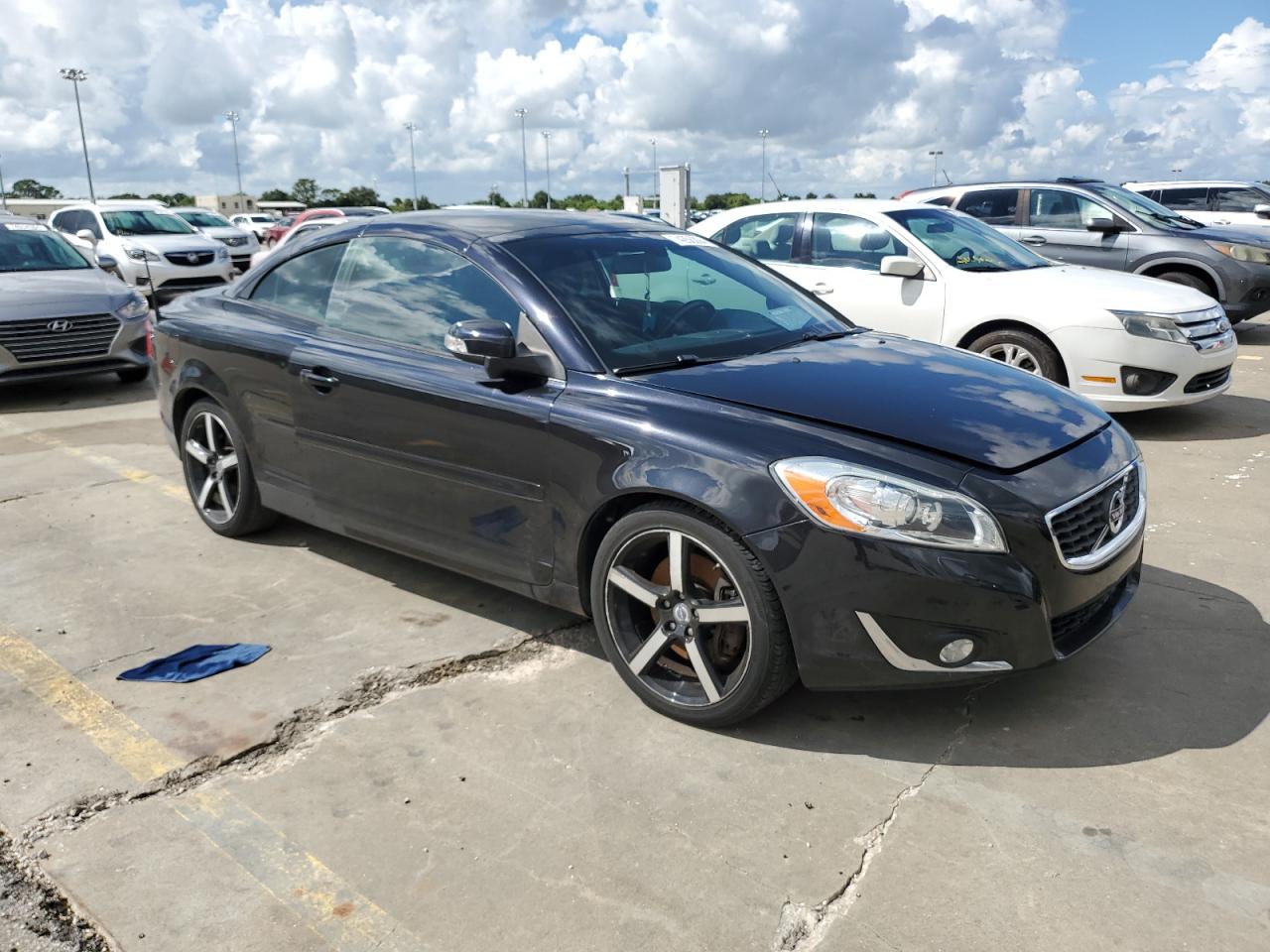 2012 Volvo C70 VIN YV1672MC3CJ130059 Copart auction photo, water/flood damage thumbnail 4