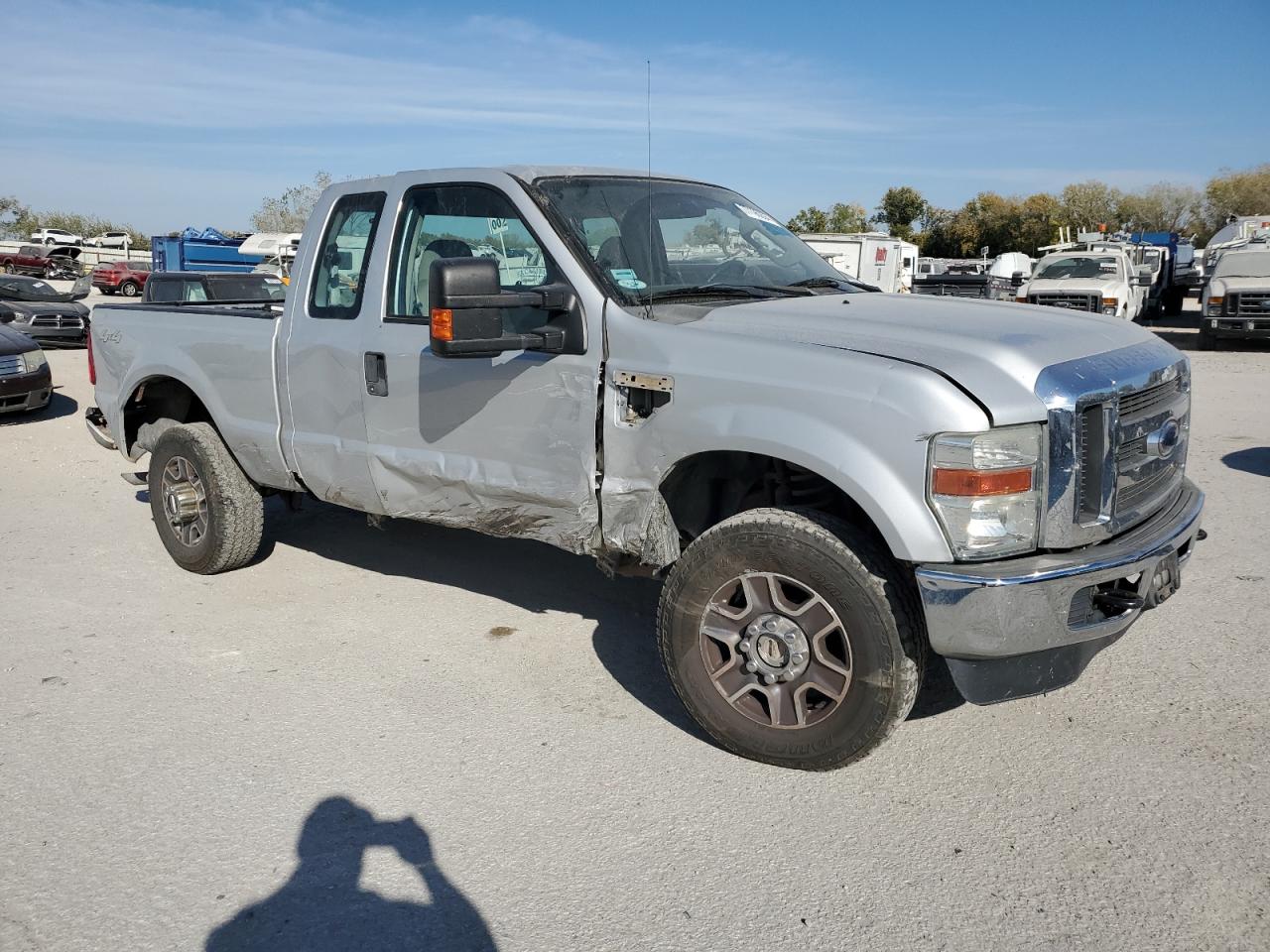 2008 Ford F350 VIN 1FTWX31518ED64699 Copart auction photo, all over / minor dent/scratches damage thumbnail 4