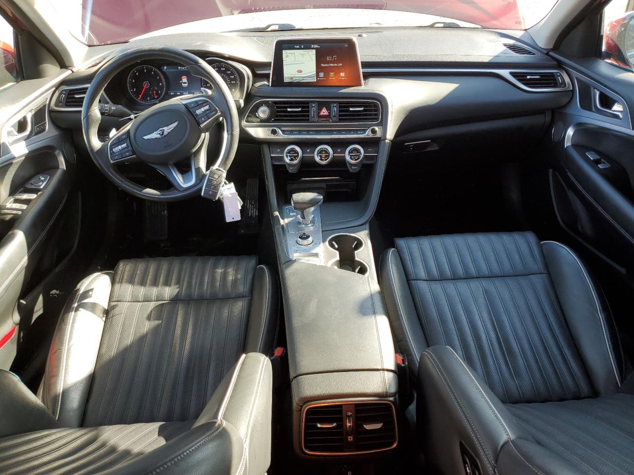 2021 Genesis G70 VIN KMTG34LA7MU072427 Copart auction photo, rear end damage thumbnail 8