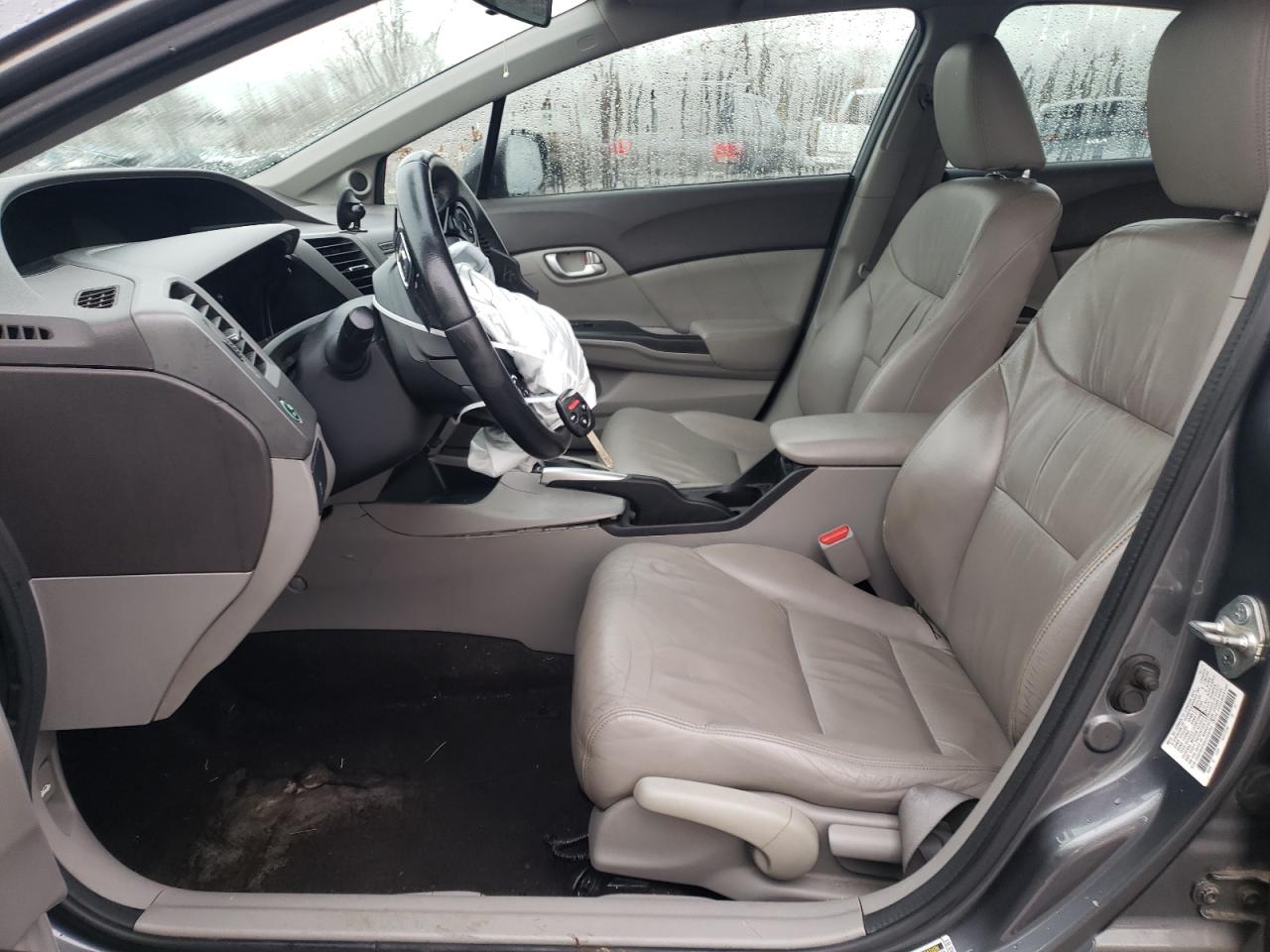 2012 Honda Civic VIN 2HGFB2F95CH320762 Copart auction photo, front end damage thumbnail 7