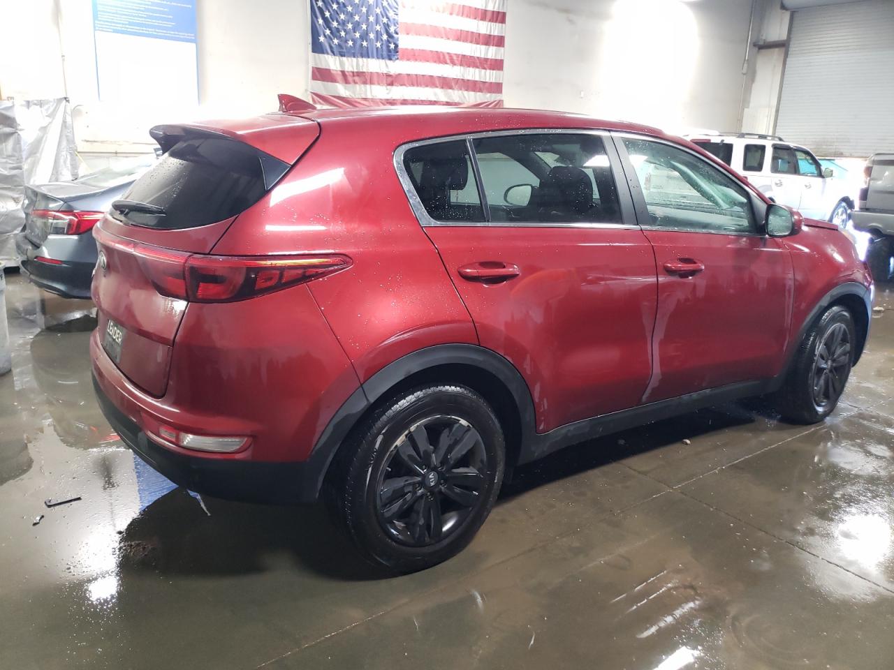 2019 KIA Sportage VIN KNDPM3AC4K7525523 Copart auction photo, front end damage thumbnail 3