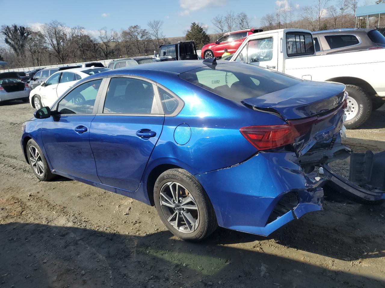 2022 KIA Forte VIN 3KPF24AD0NE448069 Copart auction photo, rear end damage thumbnail 2
