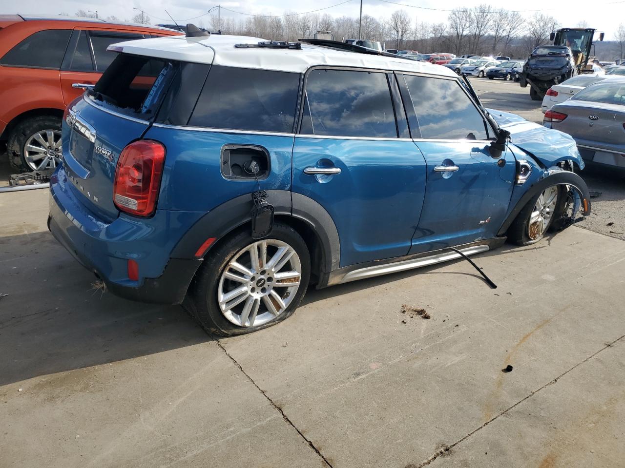 2018 MINI Cooper VIN WMZYT5C39J3E60368 Copart auction photo, rollover / undercarriage damage thumbnail 3