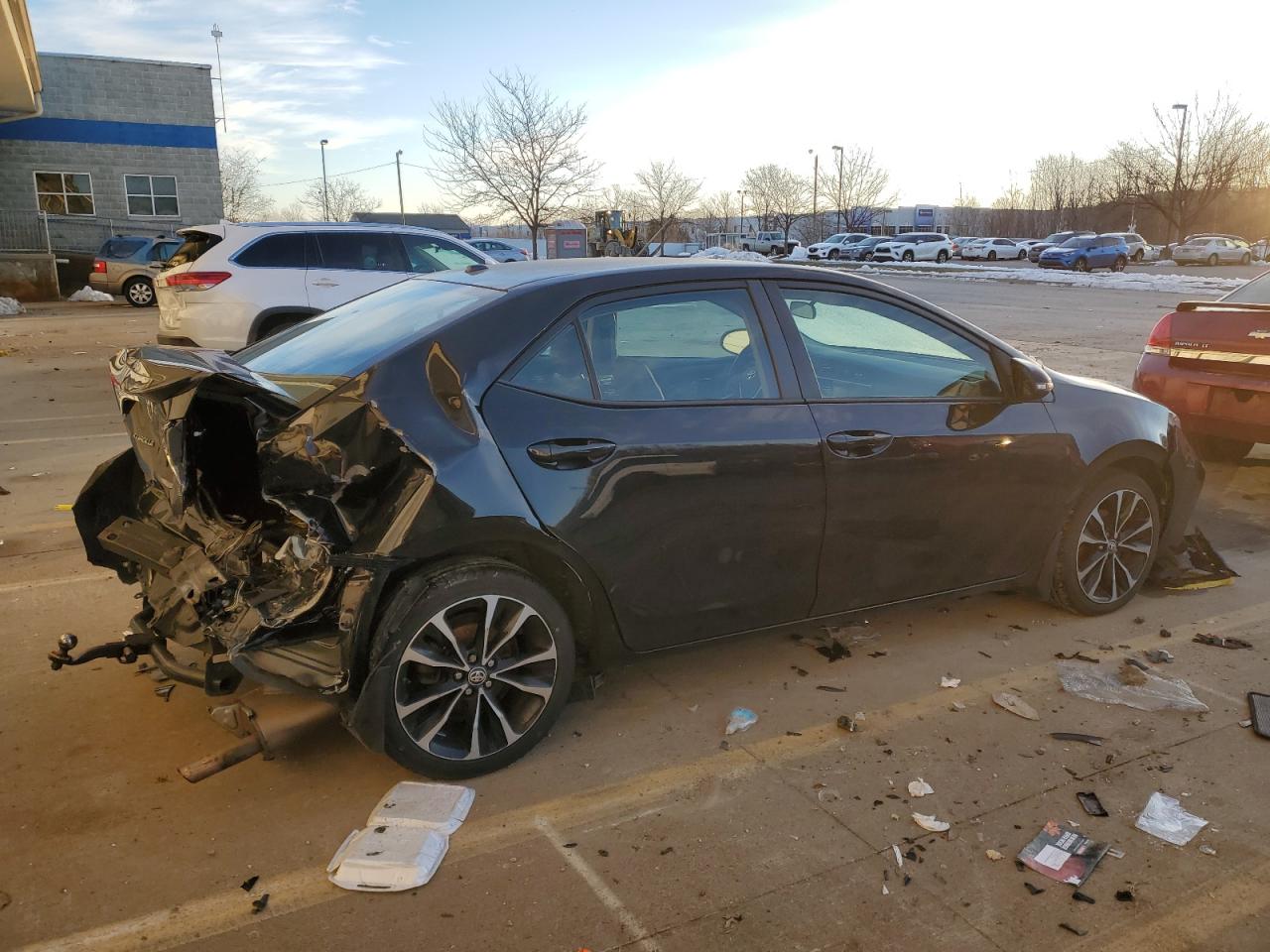 2017 Toyota Corolla VIN 2T1BURHE3HC857920 Copart auction photo, rear end / front end damage thumbnail 3