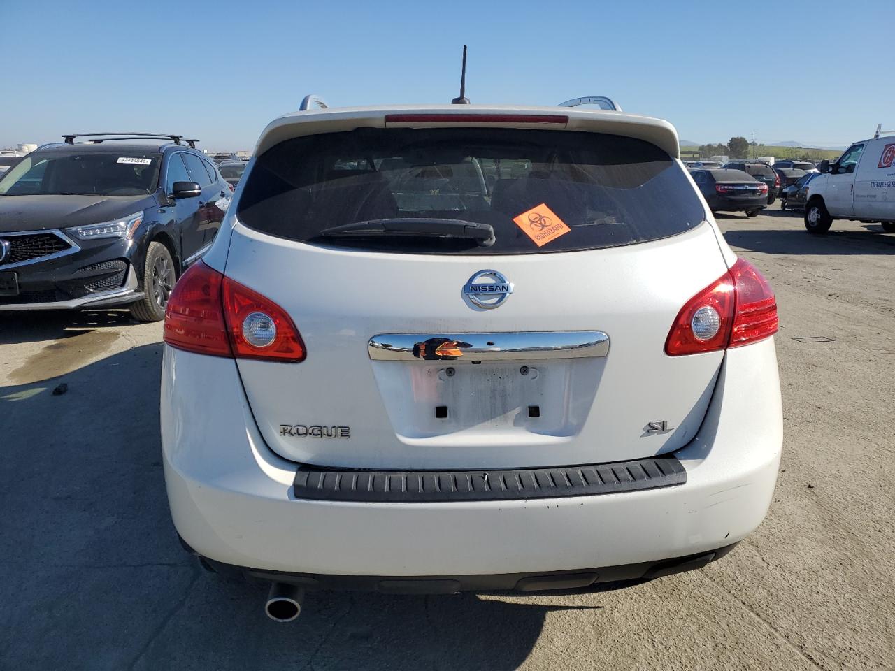 2011 Nissan Rogue VIN JN8AS5MT1BW188676 Copart auction photo, minor dent/scratches damage thumbnail 6