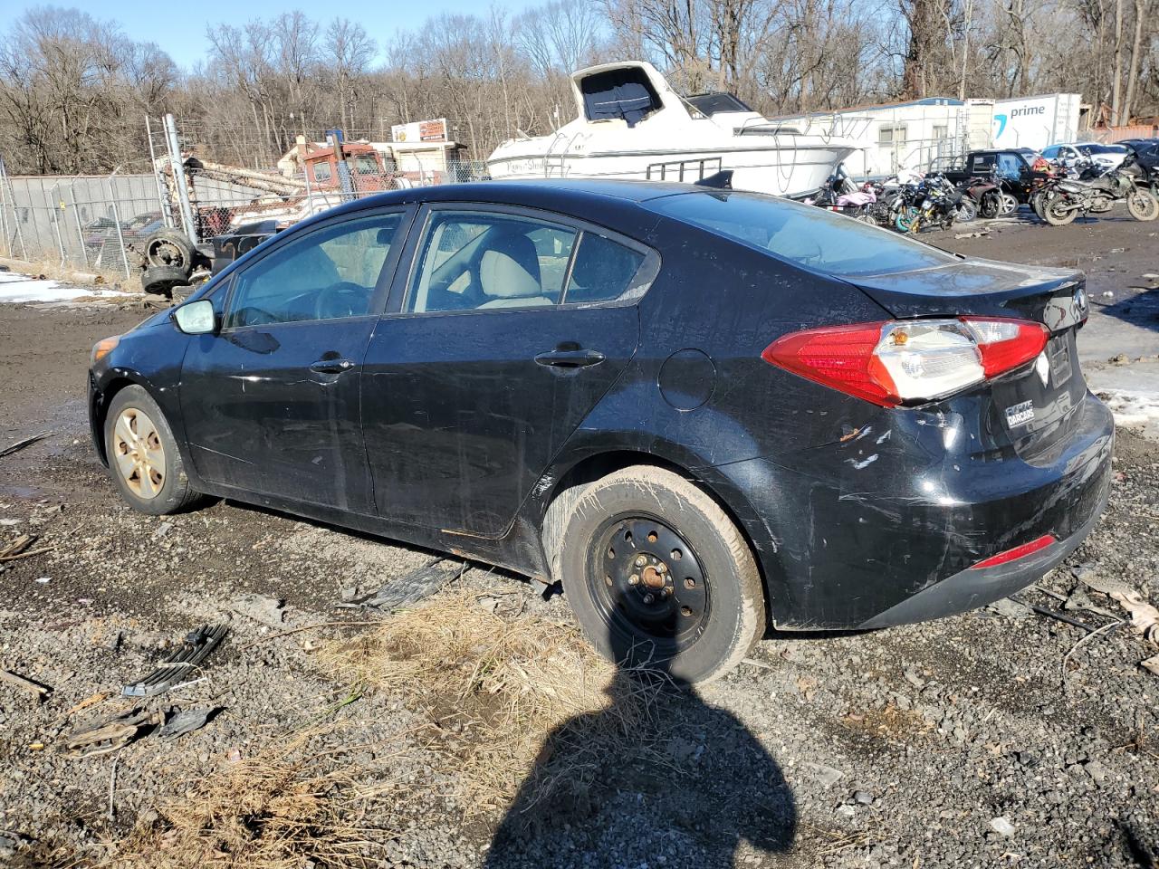 2015 KIA Forte VIN KNAFK4A68F5437039 Copart auction photo, vandalism damage thumbnail 2