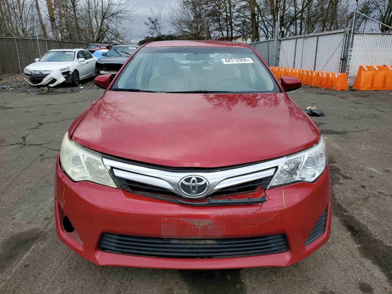 2012 Toyota Camry VIN 4T4BF1FK1CR199595 Copart auction photo, rear end damage thumbnail 5