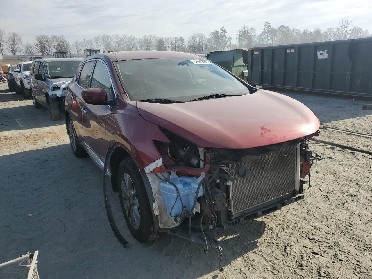2018 Nissan Murano VIN 5N1AZ2MHXJN109717 Copart auction photo, front end damage thumbnail 4