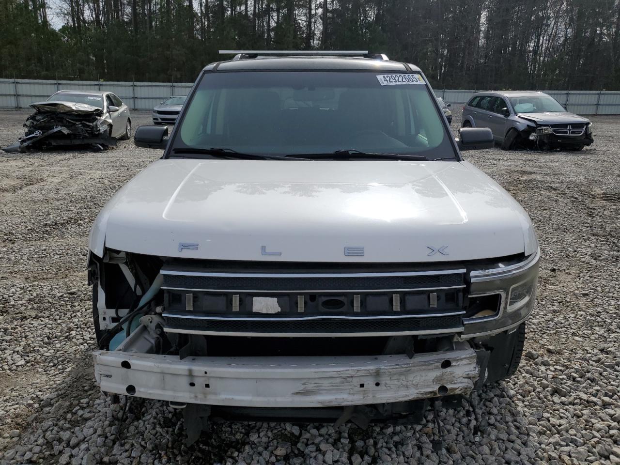 2013 Ford Flex VIN 2FMGK5D83DBD22055 Copart auction photo, front end damage thumbnail 5