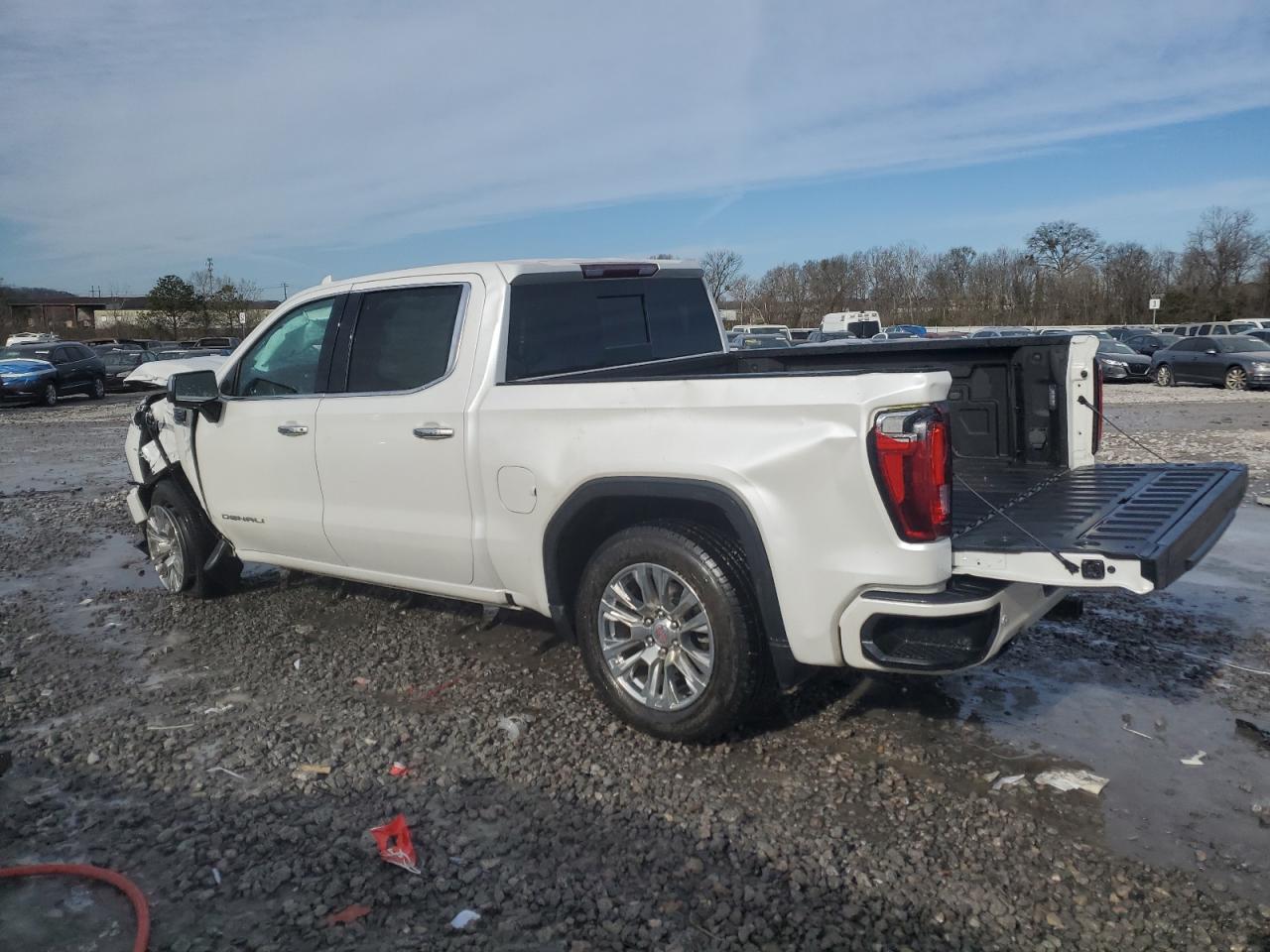 2021 GMC Sierra VIN 3GTU9FED3MG207909 Copart auction photo, top/roof damage thumbnail 2
