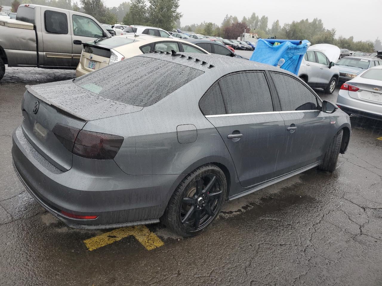 2016 Volkswagen Jetta VIN 3VW4T7AJ6GM344672 Copart auction photo, front end damage thumbnail 3