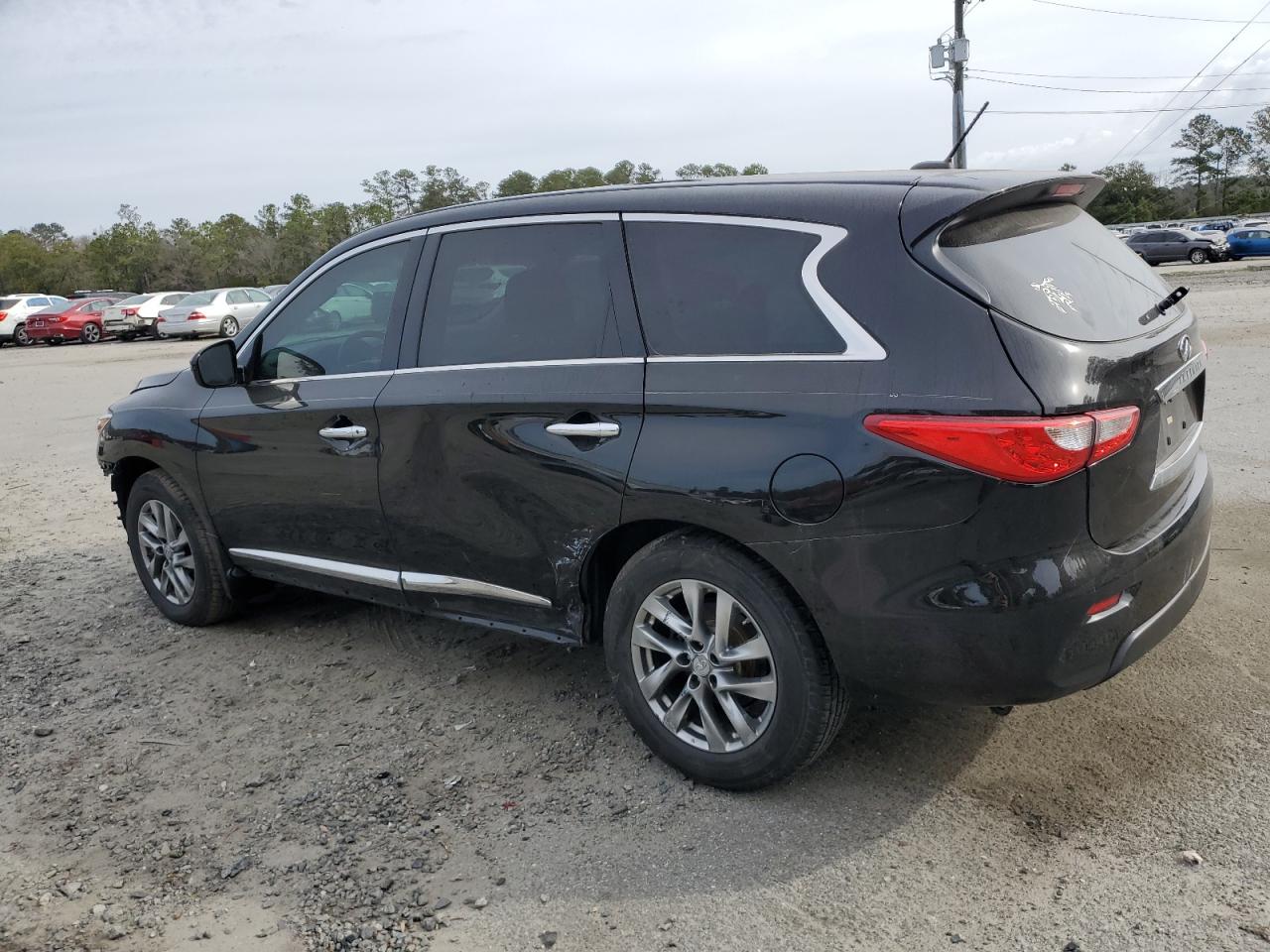 2013 Infiniti JX VIN 5N1AL0MN3DC347131 Copart auction photo, side damage thumbnail 2
