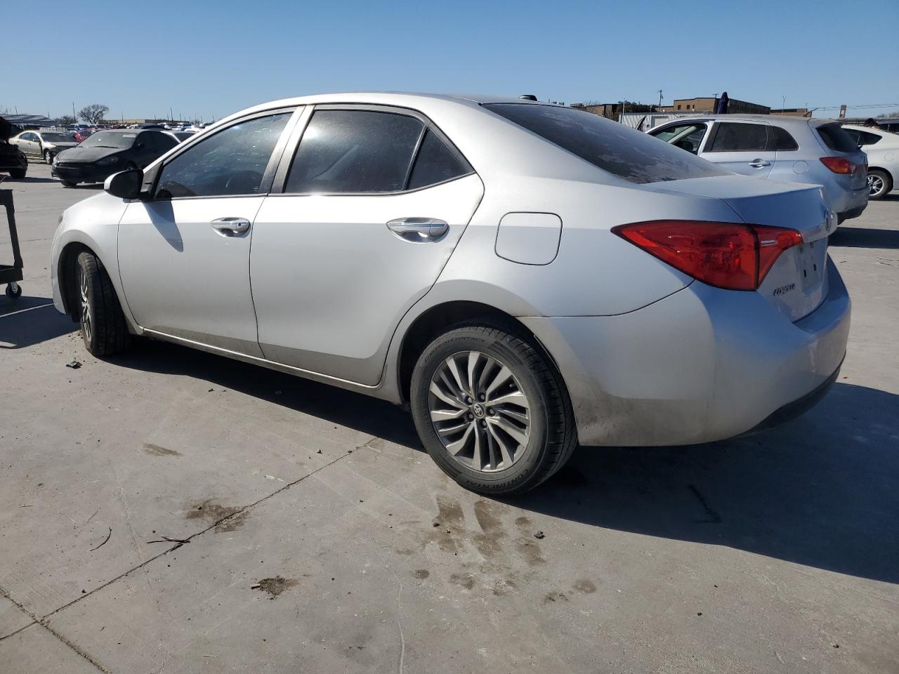 2017 Toyota Corolla VIN 5YFBURHE1HP683488 Copart auction photo, front end / side damage thumbnail 2