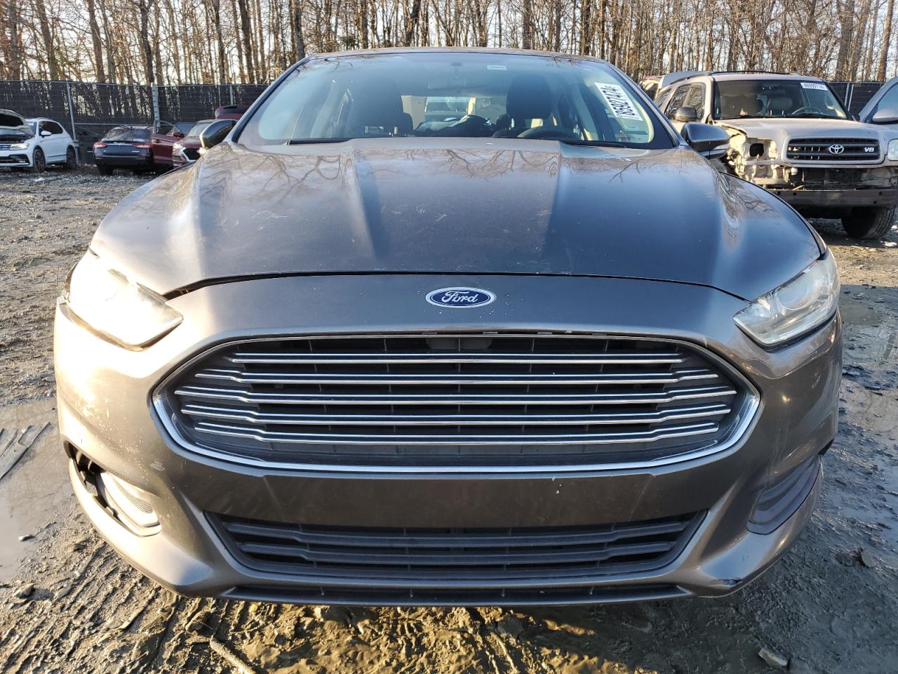 2015 Ford Fusion VIN 1FA6P0H73F5101087 Copart auction photo, front end / side damage thumbnail 5