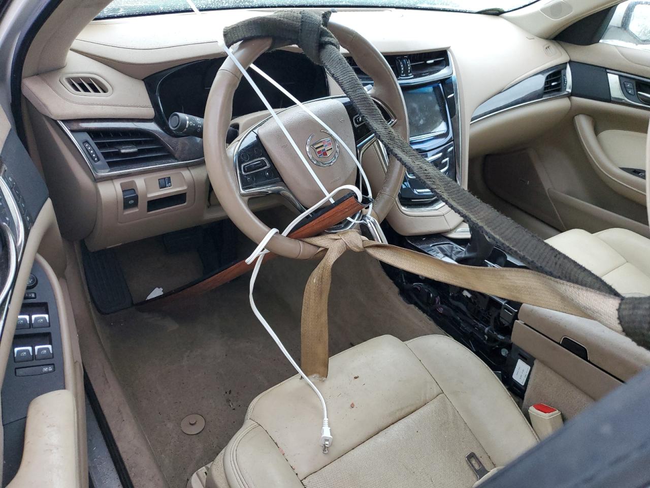 2014 Cadillac CTS VIN 1G6AX5SX7E0165741 Copart auction photo, water/flood damage thumbnail 8