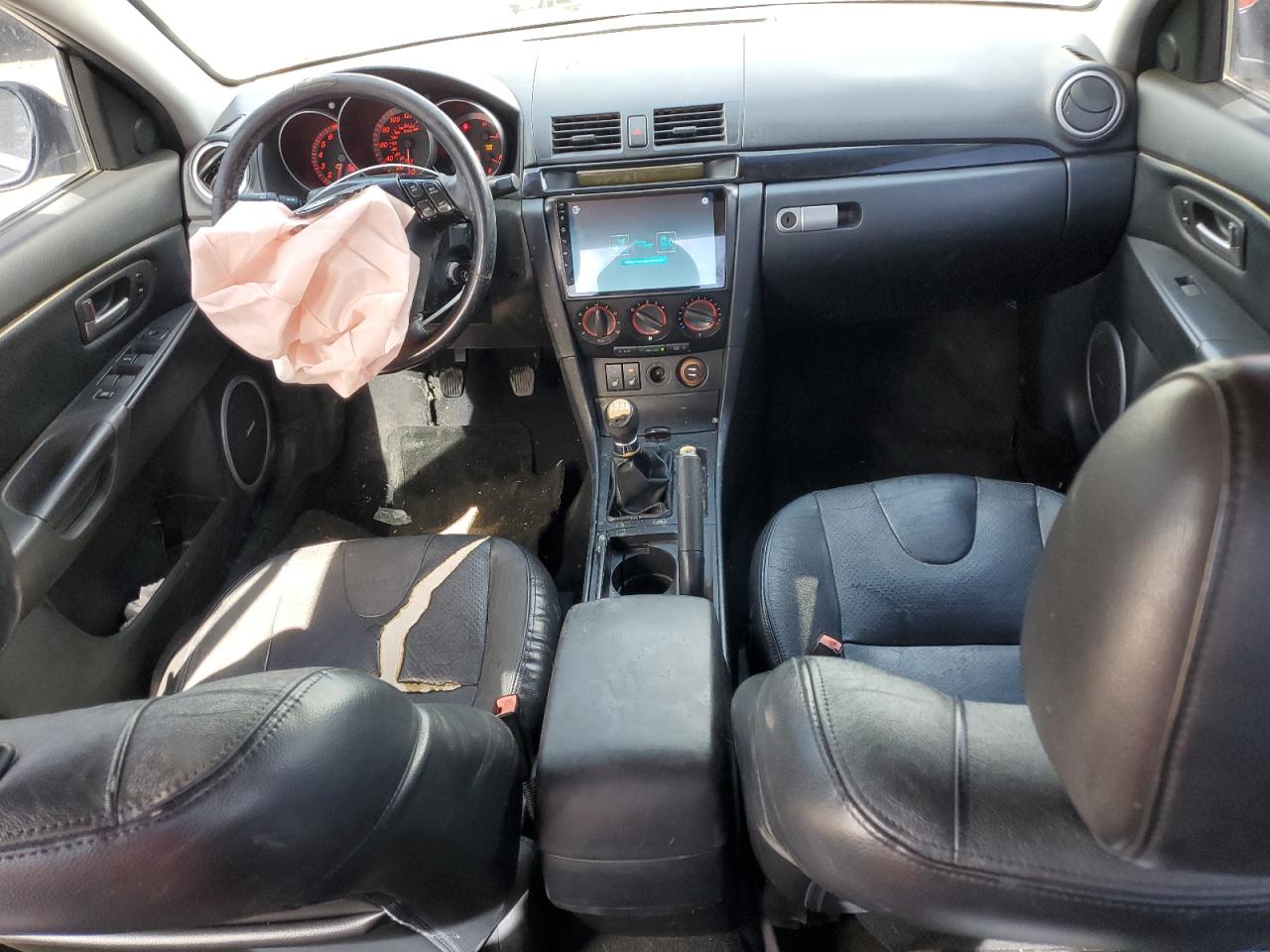 2005 Mazda 3 VIN JM1BK123851320975 Copart auction photo, front end / undercarriage damage thumbnail 8