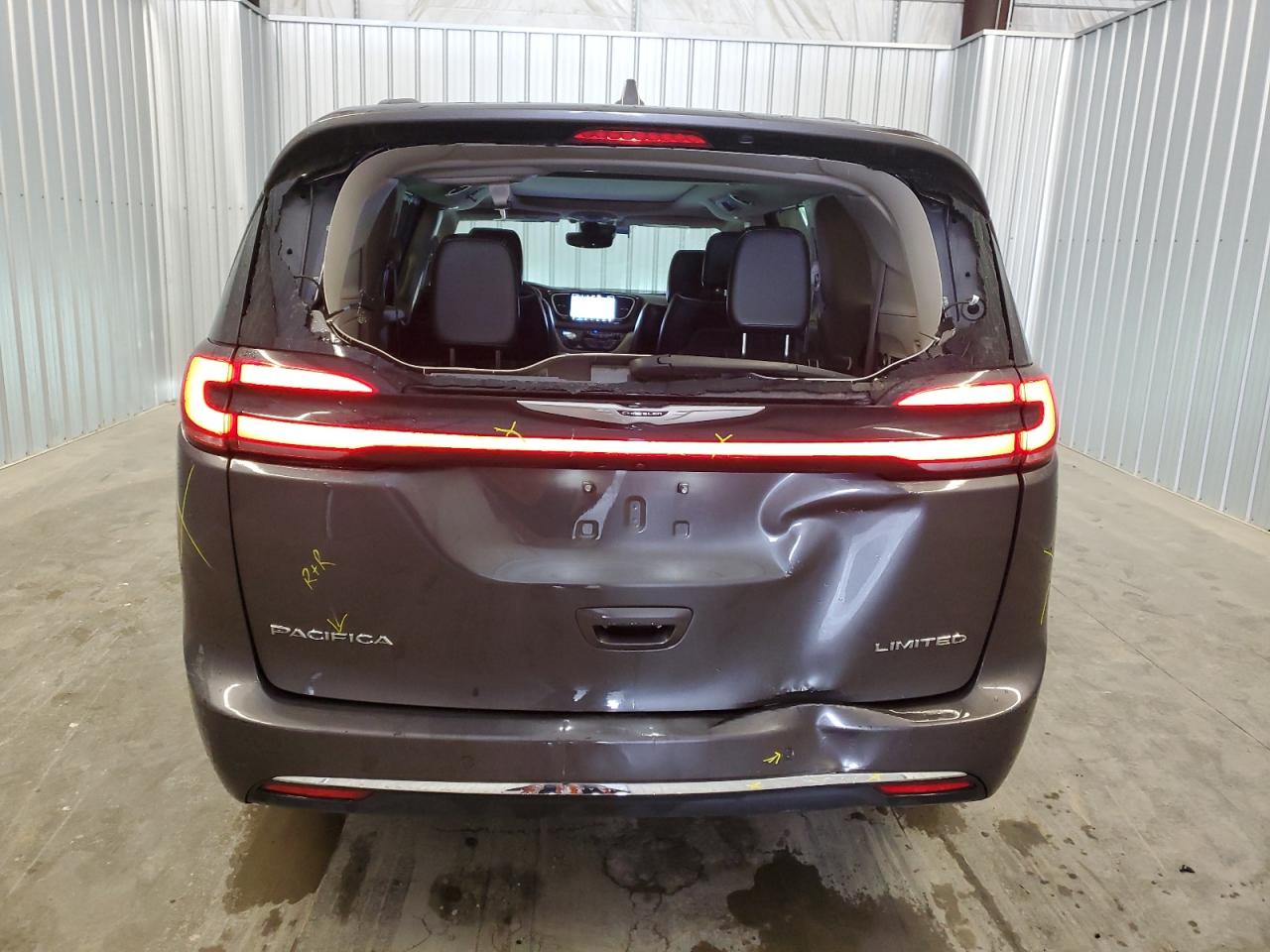 2022 Chrysler Pacifica VIN 2C4RC1GG0NR167334 Copart auction photo, rear end / side damage thumbnail 6