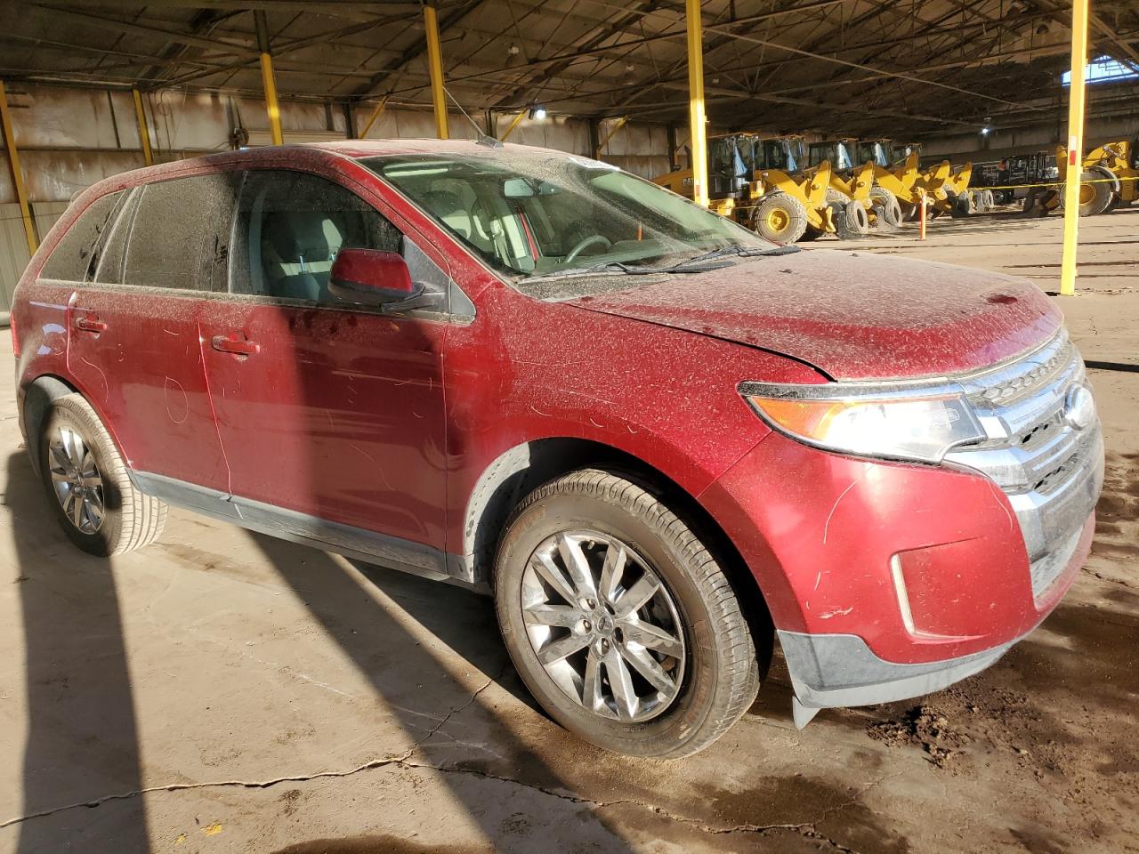 2014 Ford Edge VIN 2FMDK3KC7EBA07095 Copart auction photo, side damage thumbnail 4