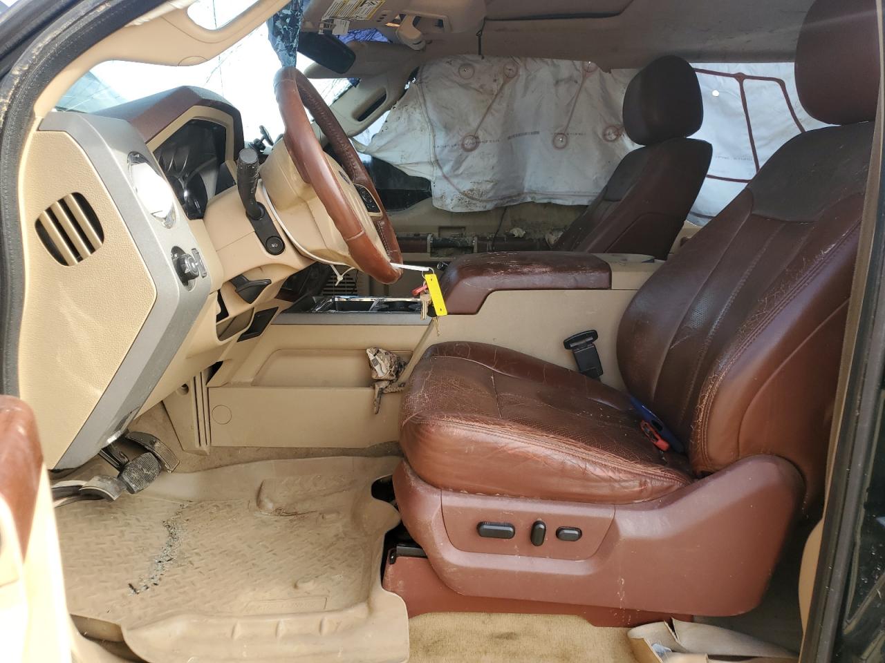 2012 Ford F250 VIN 1FT7W2BT3CED12823 Copart auction photo, all over / water/flood damage thumbnail 7