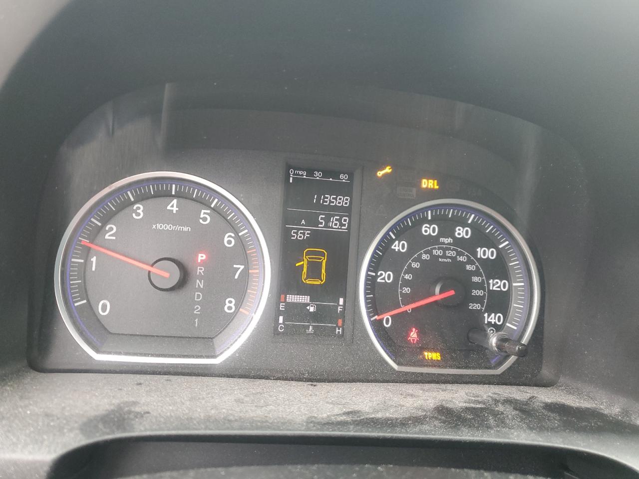 2008 Honda CR-V VIN JHLRE48738C025733 Copart auction photo, front end damage thumbnail 9
