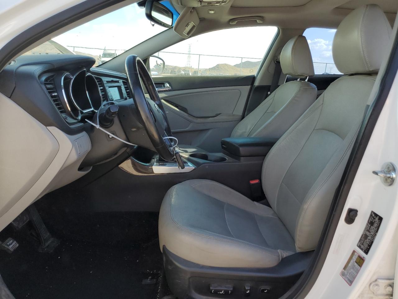 2012 KIA Optima VIN 5XXGN4A62CG010641 Copart auction photo, mechanical damage thumbnail 7