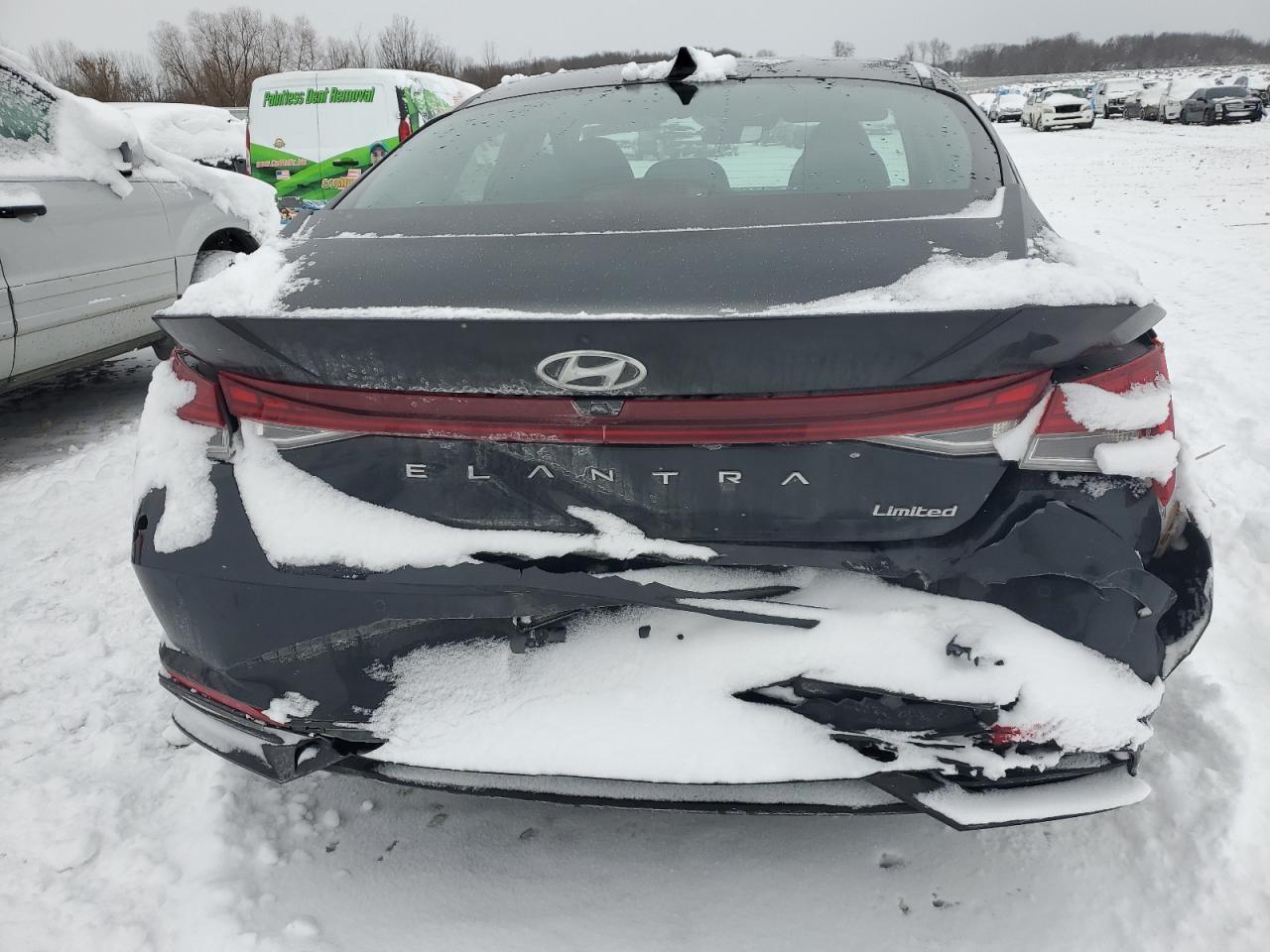 2023 Hyundai Elantra VIN KMHLP4AG6PU602010 Copart auction photo, rear end damage thumbnail 6